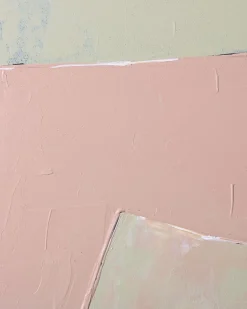 HK Living Abstract Painting Olive/Nude