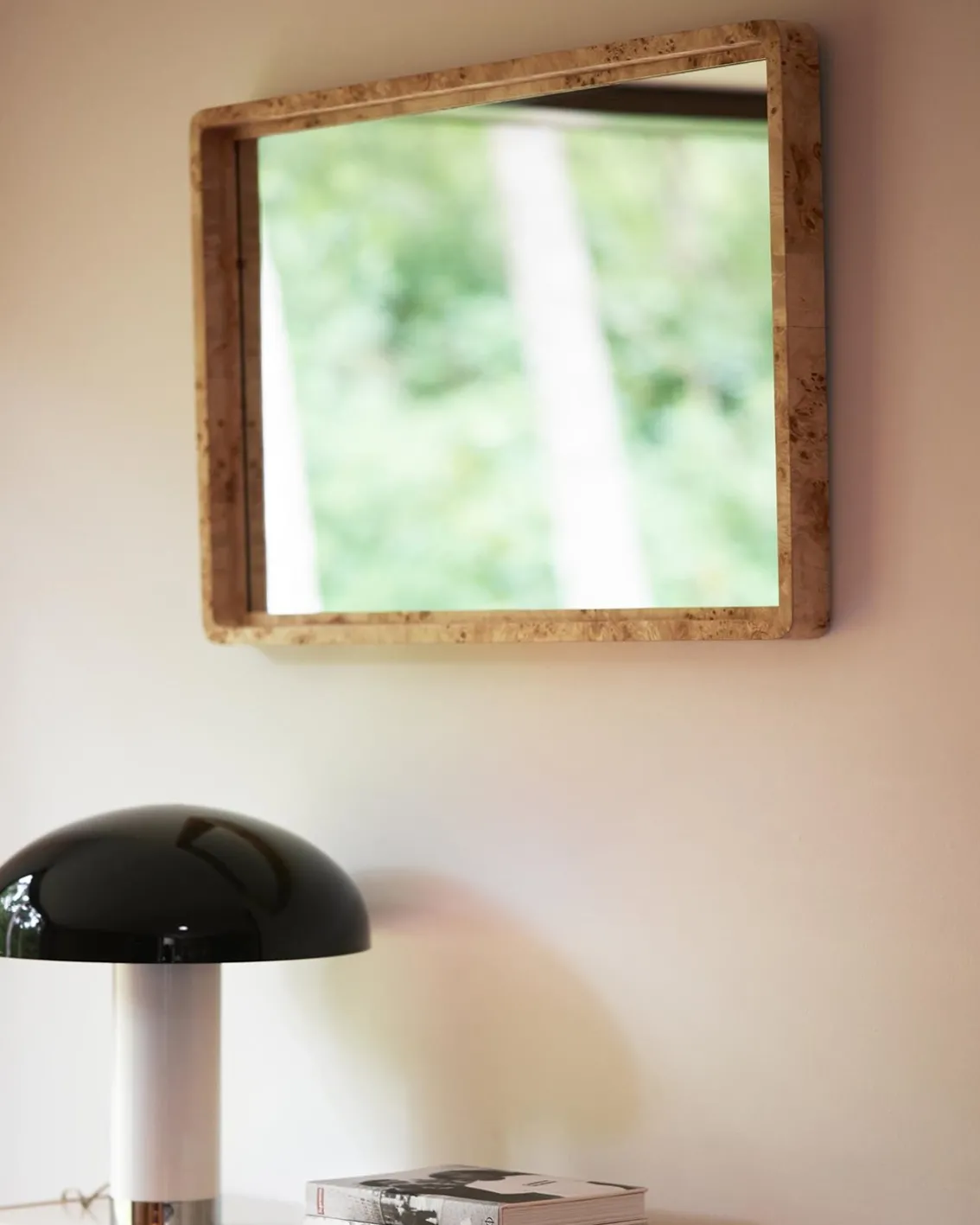 HK Living Burl Mirror Wood