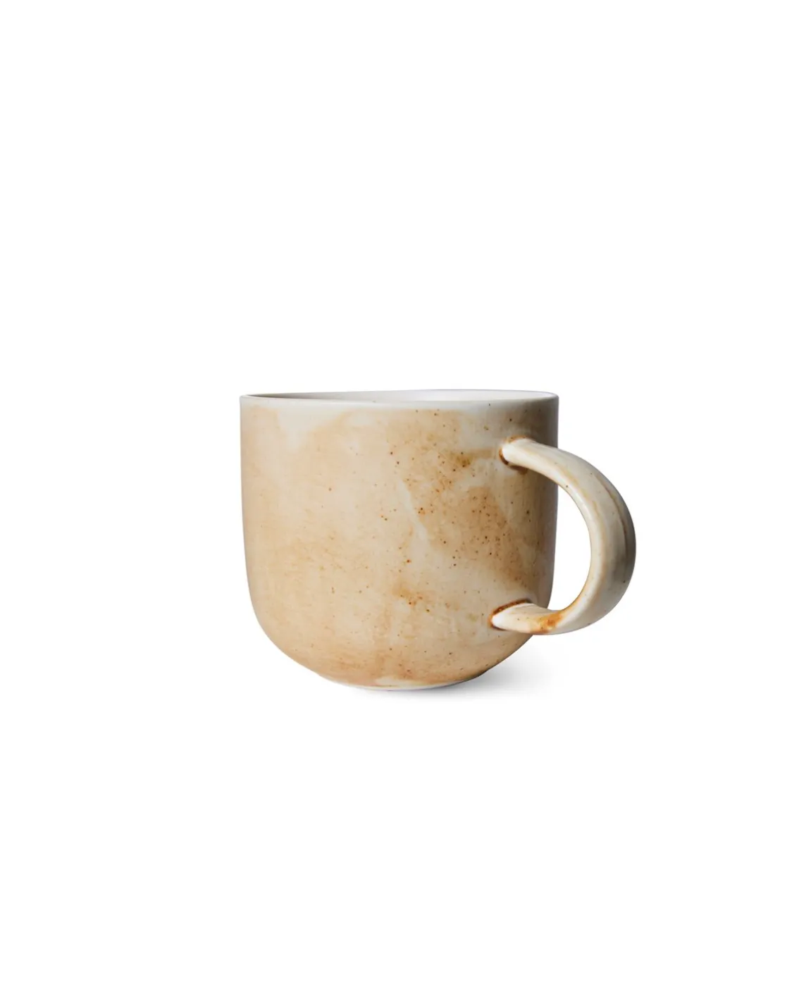 HK Living Chef Ceramics Mug Rustic Cream/Brown