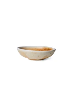 HK Living Chef Ceramics Small Dish Rustic Cream/Brown