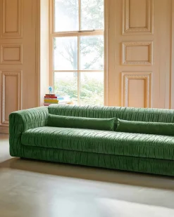 HK Living Club Couch Royal Velvet Green