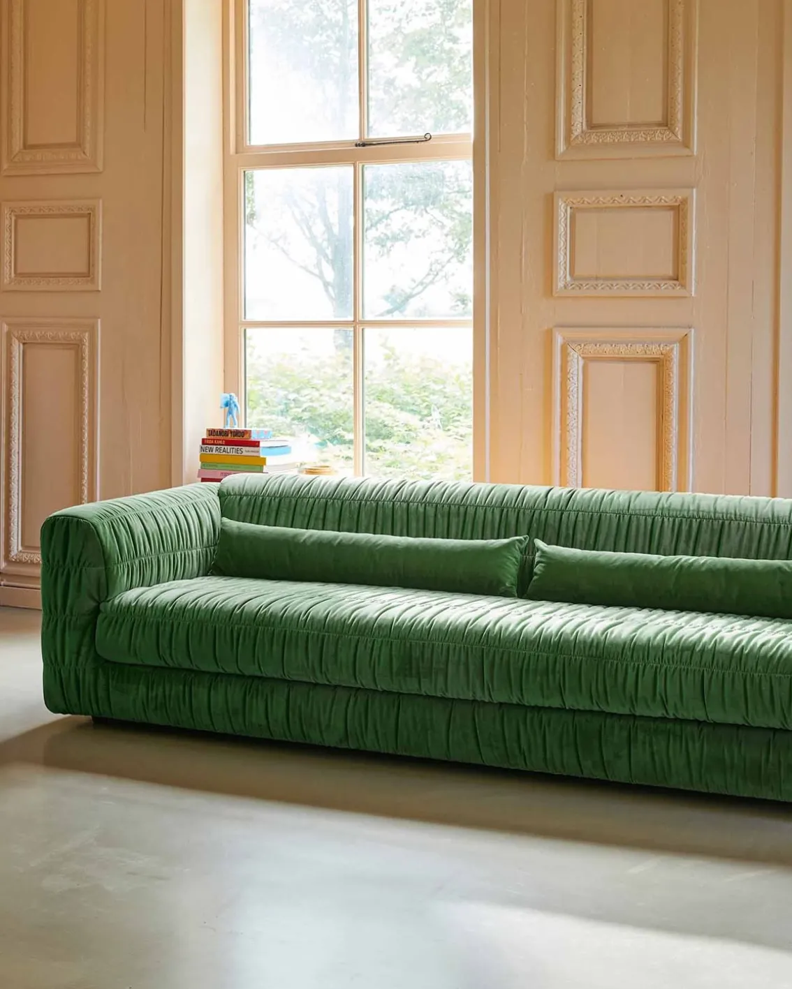 HK Living Club Couch Royal Velvet Green