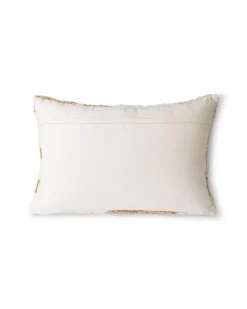 HK Living Fluffy Cushion White/Beige