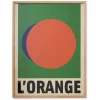 HK Living Framed Artwork 'L'orange'