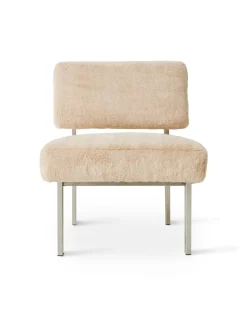 HK Living Furry Fauteuil Champagne