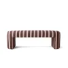 HK Living Lobby Bench Striped