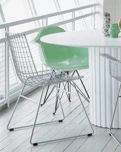 HK Living Metal Wire Chair Silver