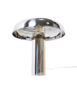 HK Living Mushroom Table Lamp Chrome