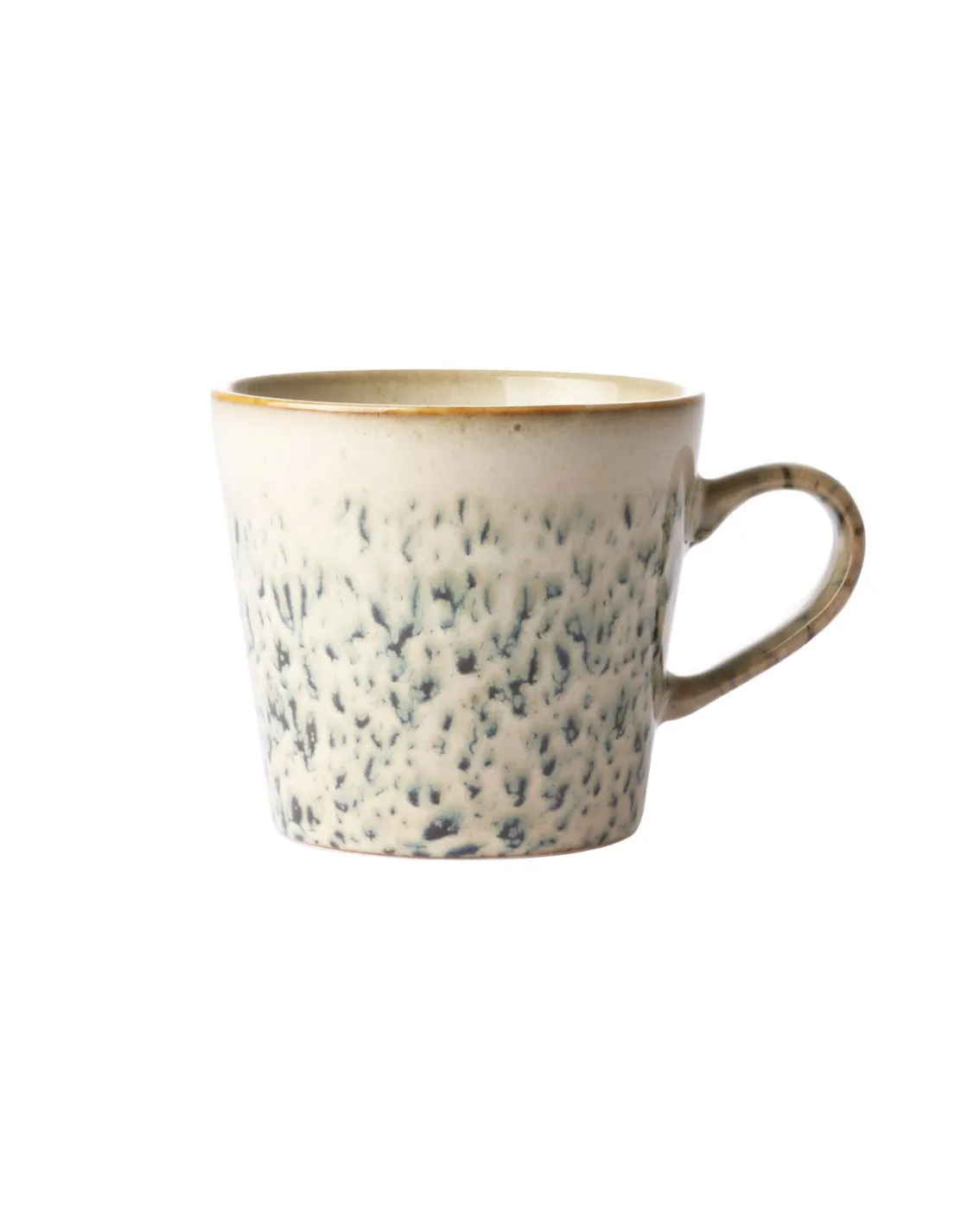 HK Living 70S Ceramics Cappuccino Mug Green/White