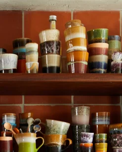 HK Living 70S Ceramics Coffee Mug Algae