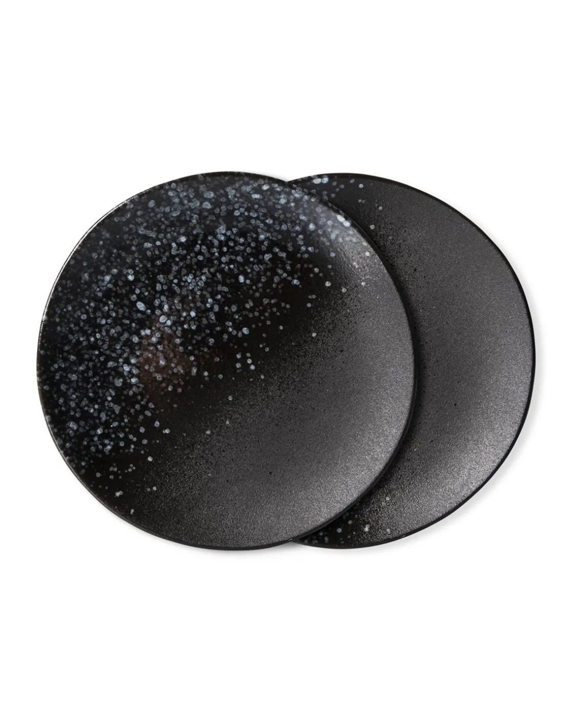 HK Living 70S Ceramics Dessert Plates Set Of 2 Stars