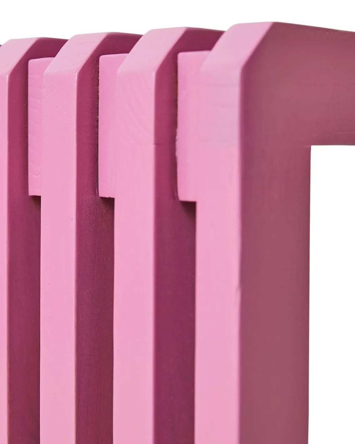 HK Living Slatted Bench L Hot Pink