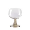HK Living Swirl Wine Glass Low Green