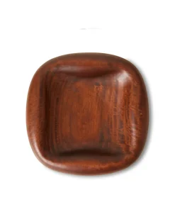 HK Living Wooden Fruit Bowl Mango Wood