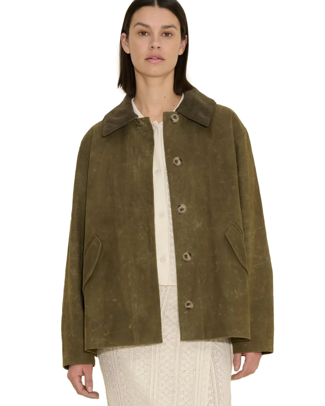 Holzweiler Diana Short Jacket Green