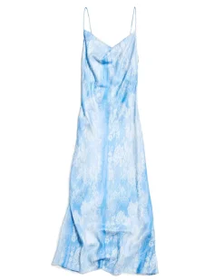 Holzweiler Eila Print Dress Blue Mix