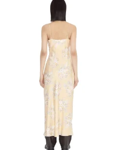 Holzweiler Eila Print Dress Light Orange Mix