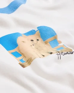 Holzweiler Kitty Tee White Mix