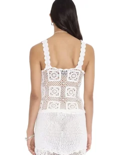 Holzweiler Rosie Crochet Top White
