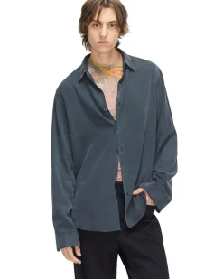 HOPE Air Clean Shirt Faded Black Tencel