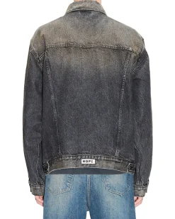 HOPE Bold Denim Jacket Heavy Black Vintage