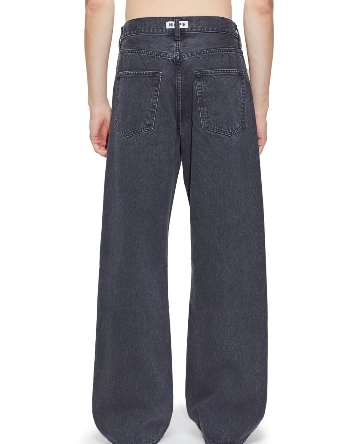 HOPE Criss Loose Fit Jeans Washed Black