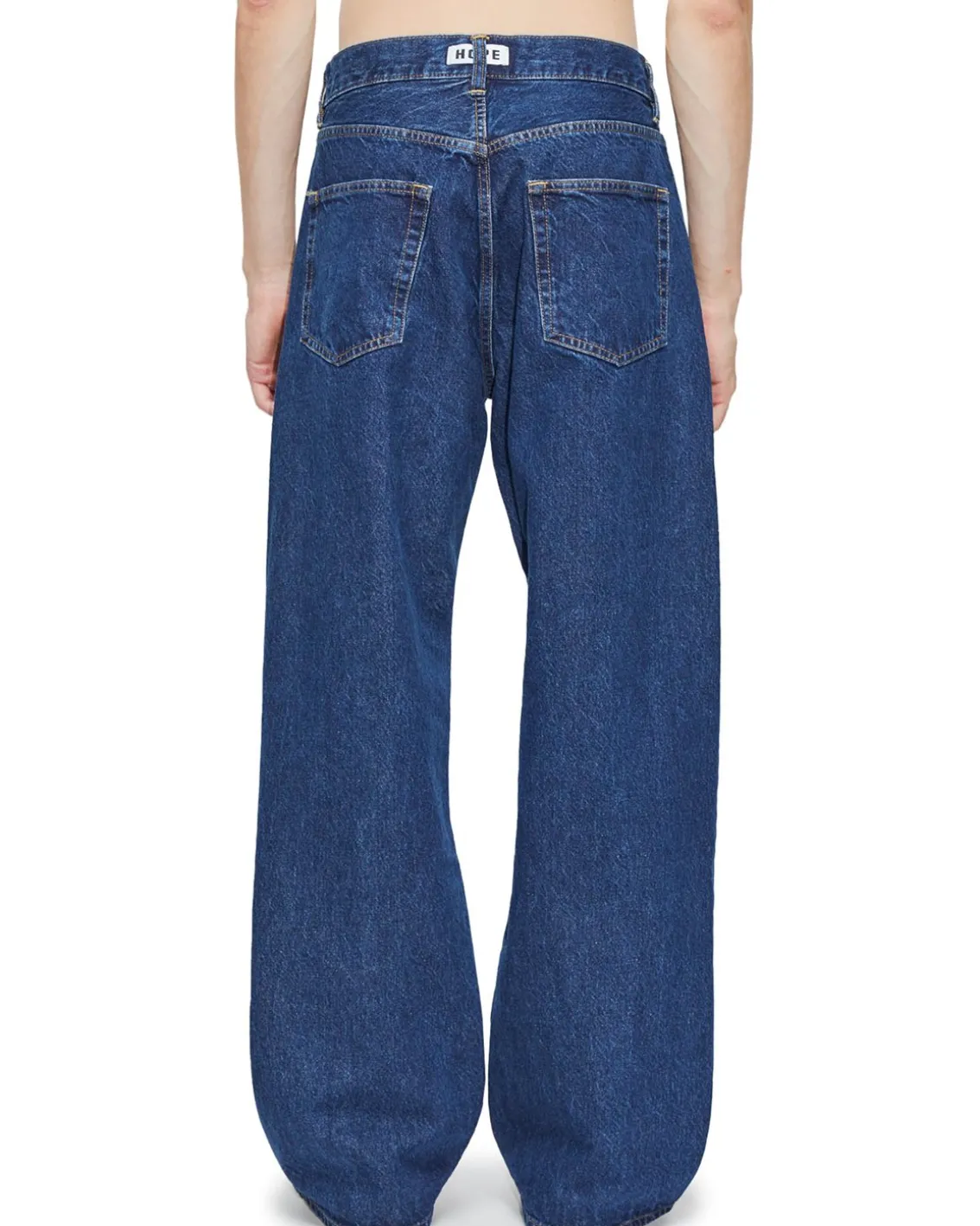 HOPE Criss Loose Fit Jeans Dark Indigo Wash