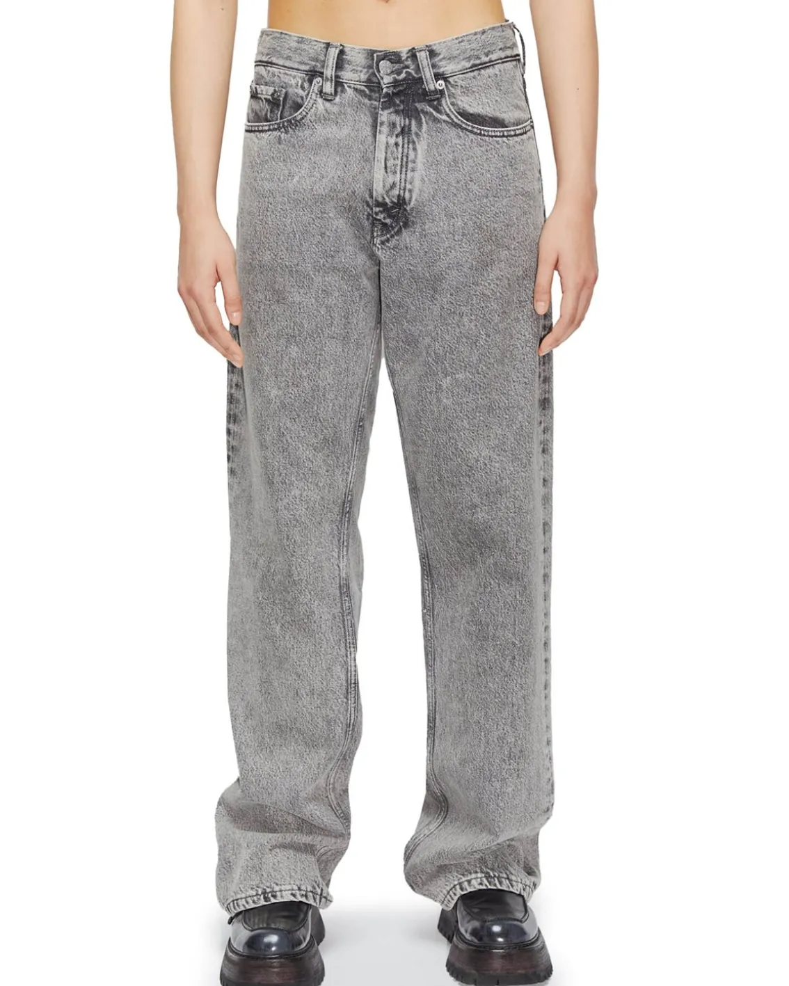 HOPE Criss Loose Fit Jeans Mid Grey Stone 2