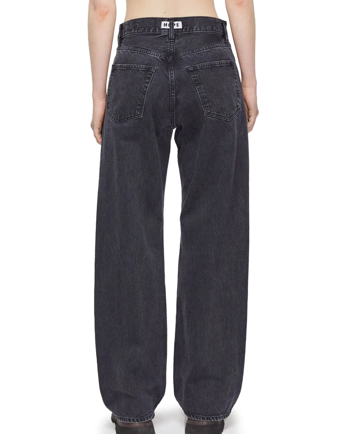 HOPE Criss Loose Fit Jeans Washed Black