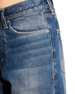 HOPE Criss Loose Fit Jeans Dark Blue Pink
