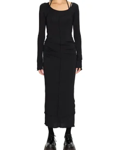 HOPE Dual Dress Black Thin Jersey