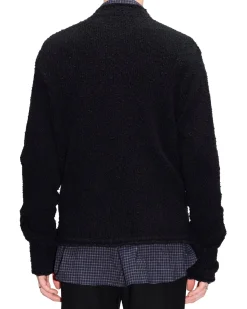 HOPE Goal Cardigan Black Boucle
