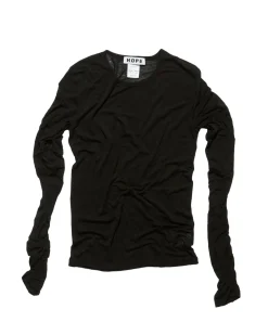 HOPE Nothing Long Sleeve Tee Black Thin Jersey