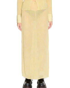 HOPE Read Skirt Yellow Wallpaper Print
