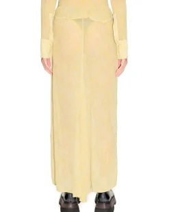 HOPE Read Skirt Yellow Wallpaper Print
