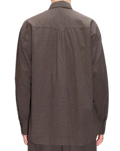 HOPE Room Shirt Dark Brown Check
