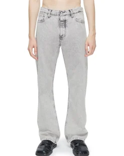 HOPE Rush Relaxed Bootcut Jeans Light Grey Stone
