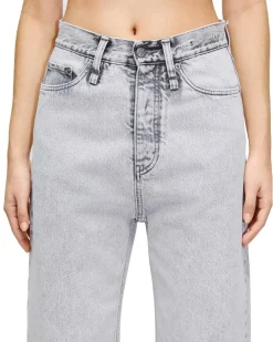 HOPE Skid Wide Leg Jeans Light Grey Stone