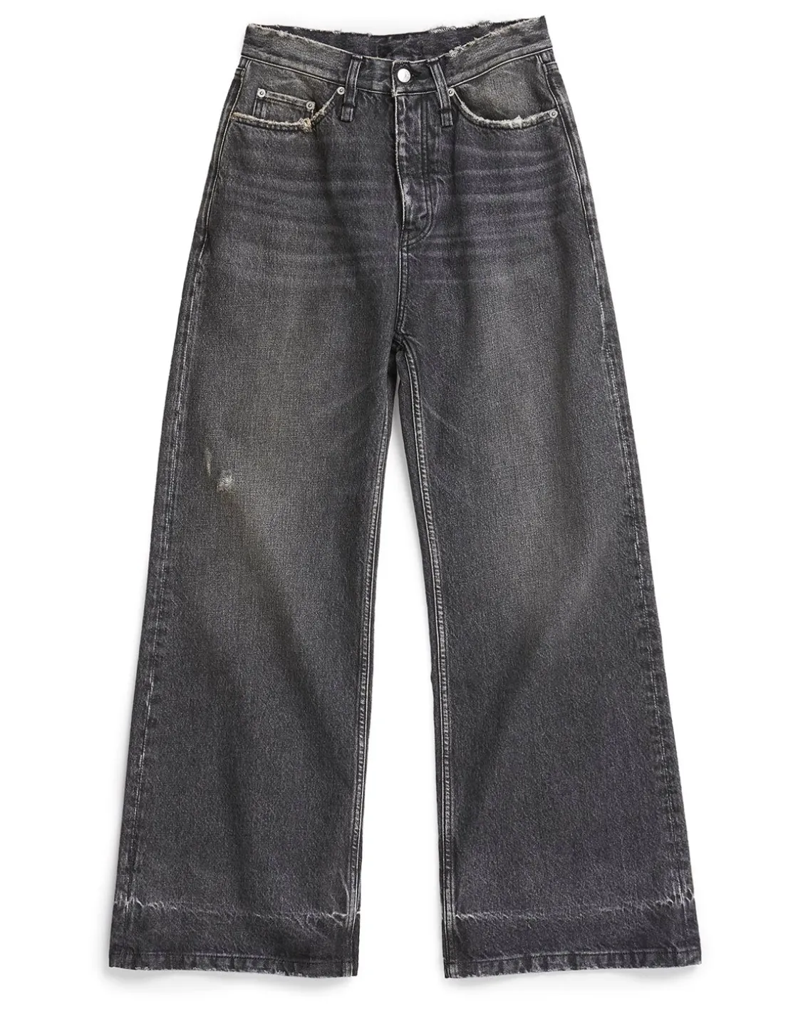 HOPE Skid Wide Leg Jeans Heavy Black Vintage