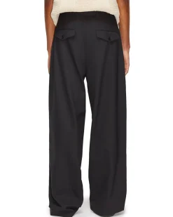 HOPE Wind Wide Leg Trousers Black