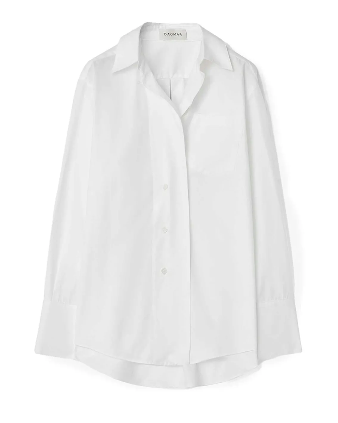 House of Dagmar Asymmetric Shirt White