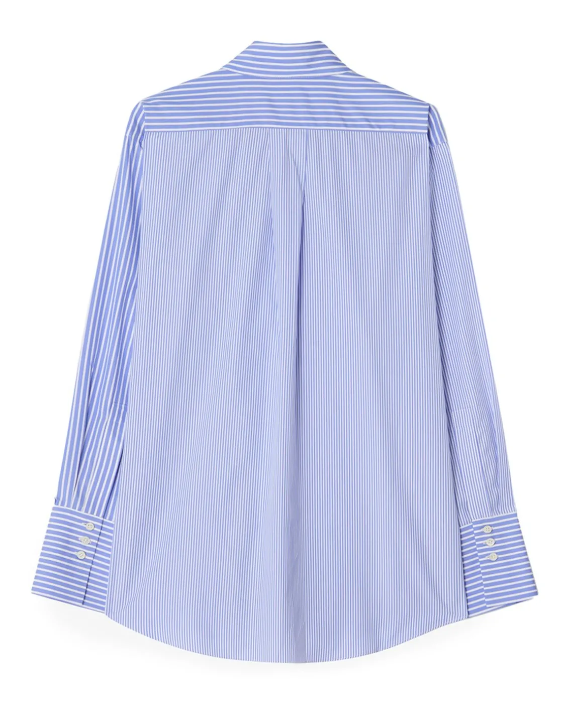 House of Dagmar Asymmetric Shirt Blue Stripe