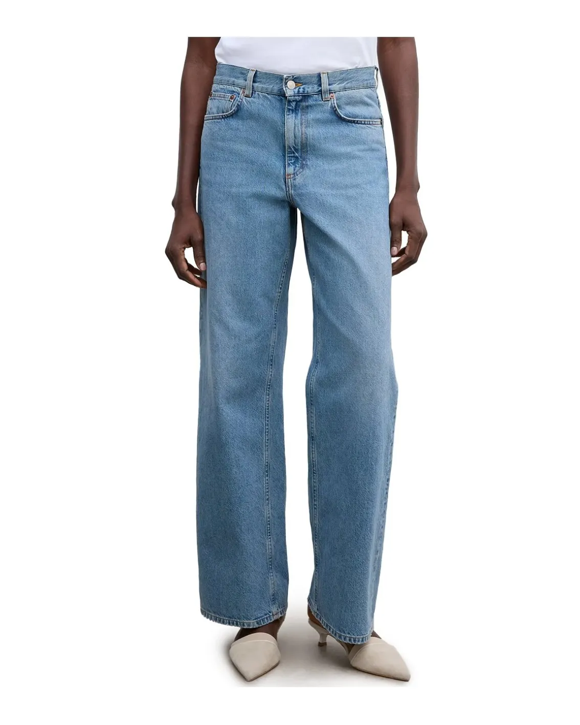 House of Dagmar Baggy Fit Denim Light Blue