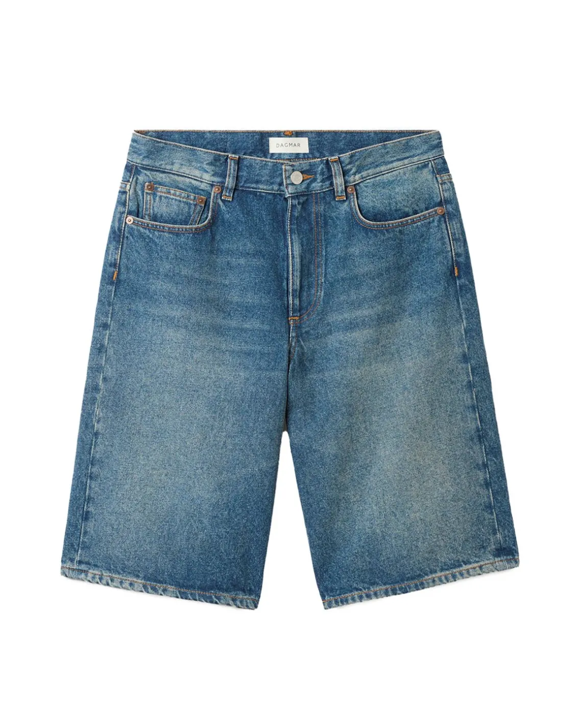 House of Dagmar Baggy Fit Shorts Vintage Blue
