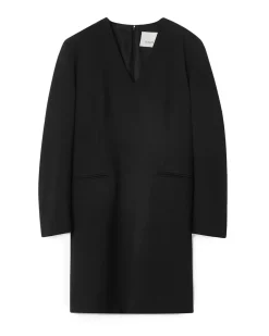 House of Dagmar Blazer V-Dress Black