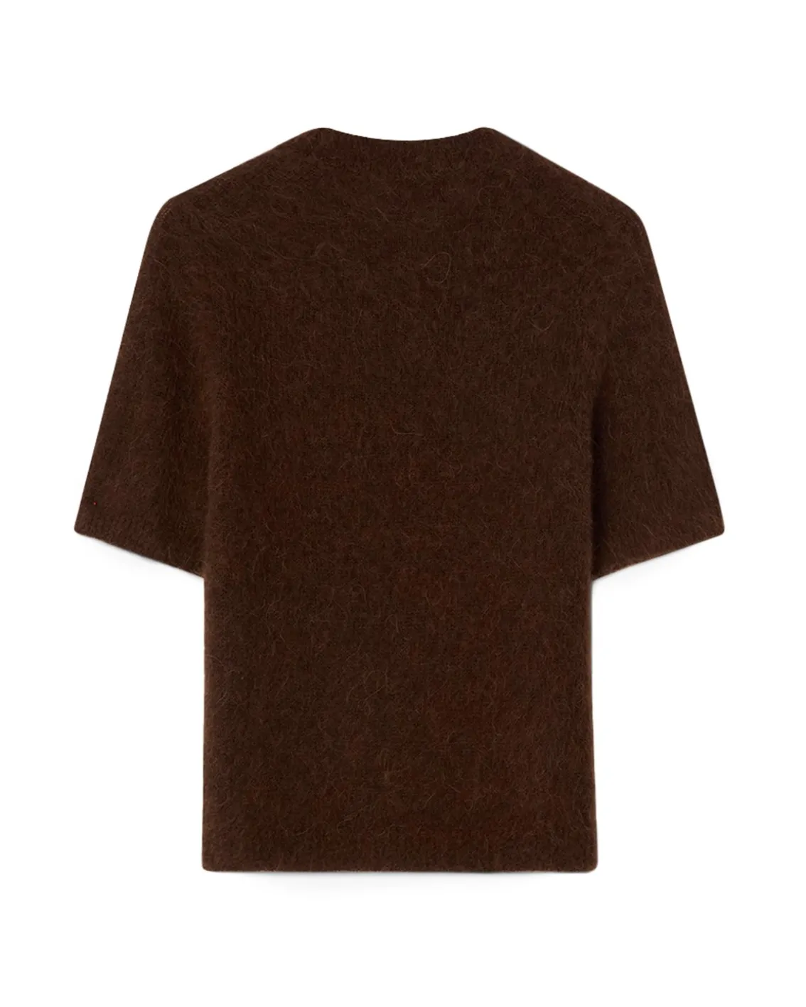 House of Dagmar Brushed Alpaca Top Tobacco Brown