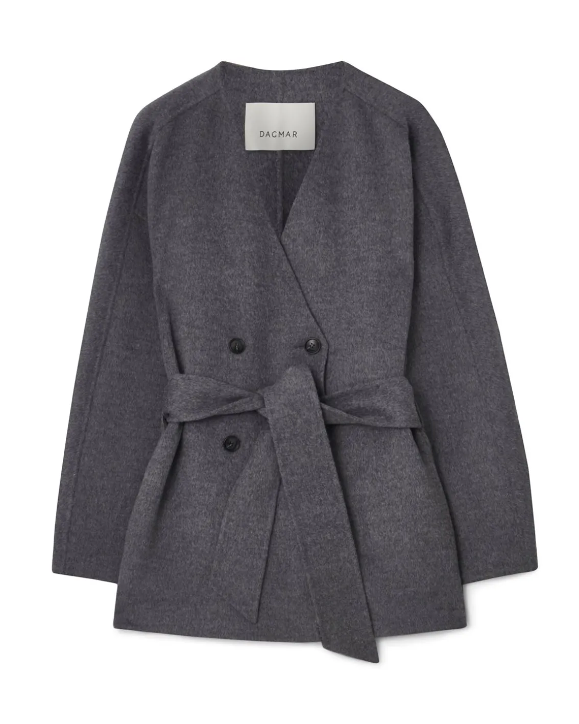 House of Dagmar Doublé Jacket Grey Melange