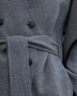 House of Dagmar Doublé Jacket Grey Melange