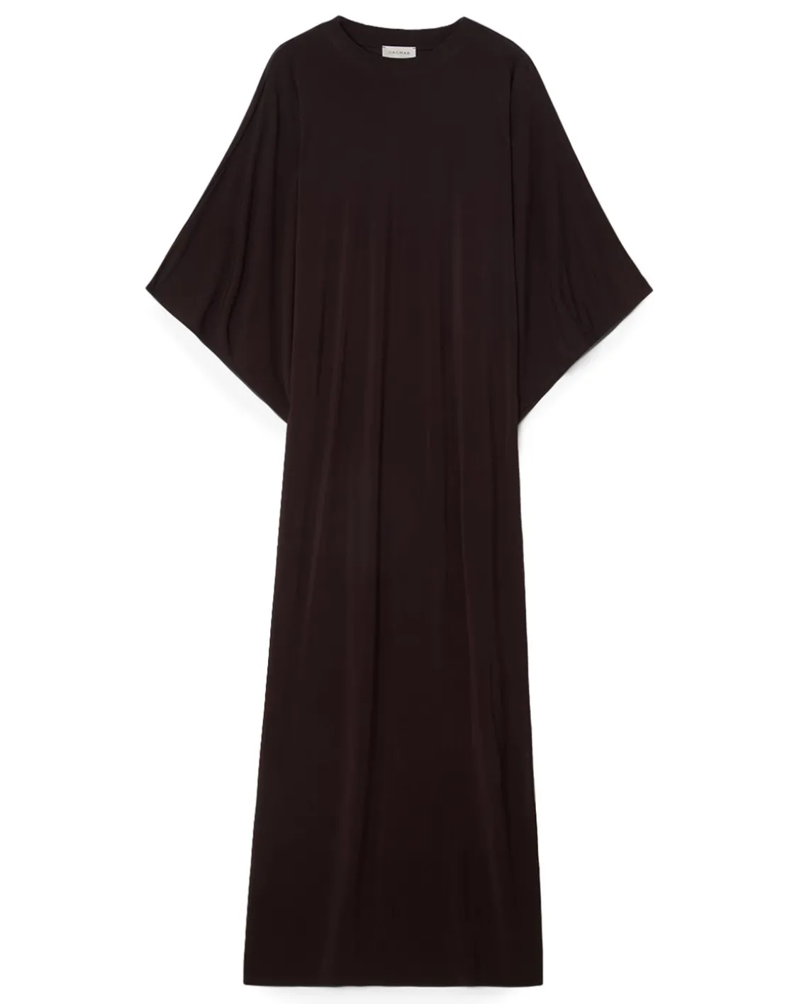 House of Dagmar Jersey Kimono Dress Chocolate Brown