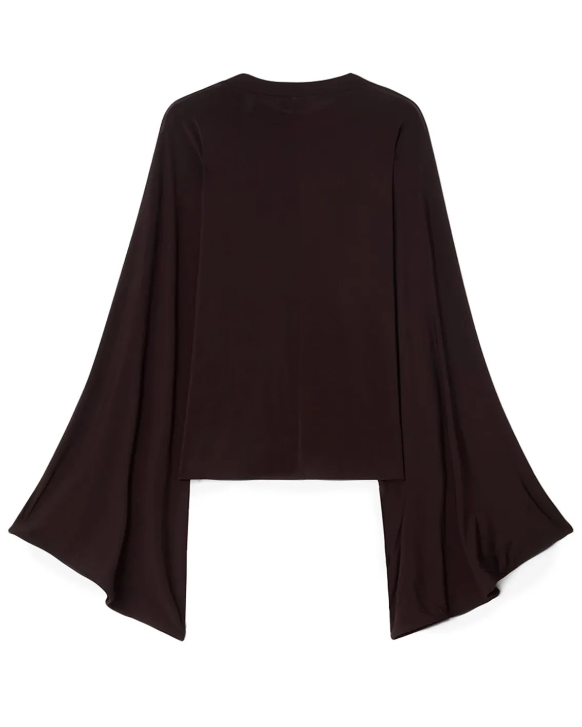 House of Dagmar Jersey Kimono Top Chocolate Brown